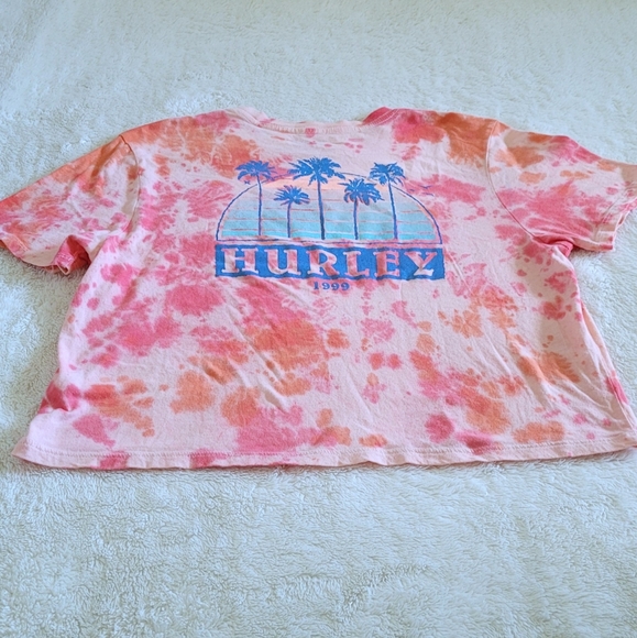 Hurley🌊 Tie Dye Cropped Tee👕 - NWT - Picture 9 of 11